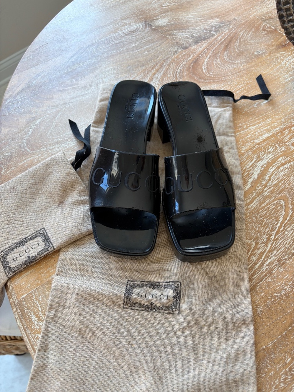 Gucci Slide with heel - Picture 1 of 3